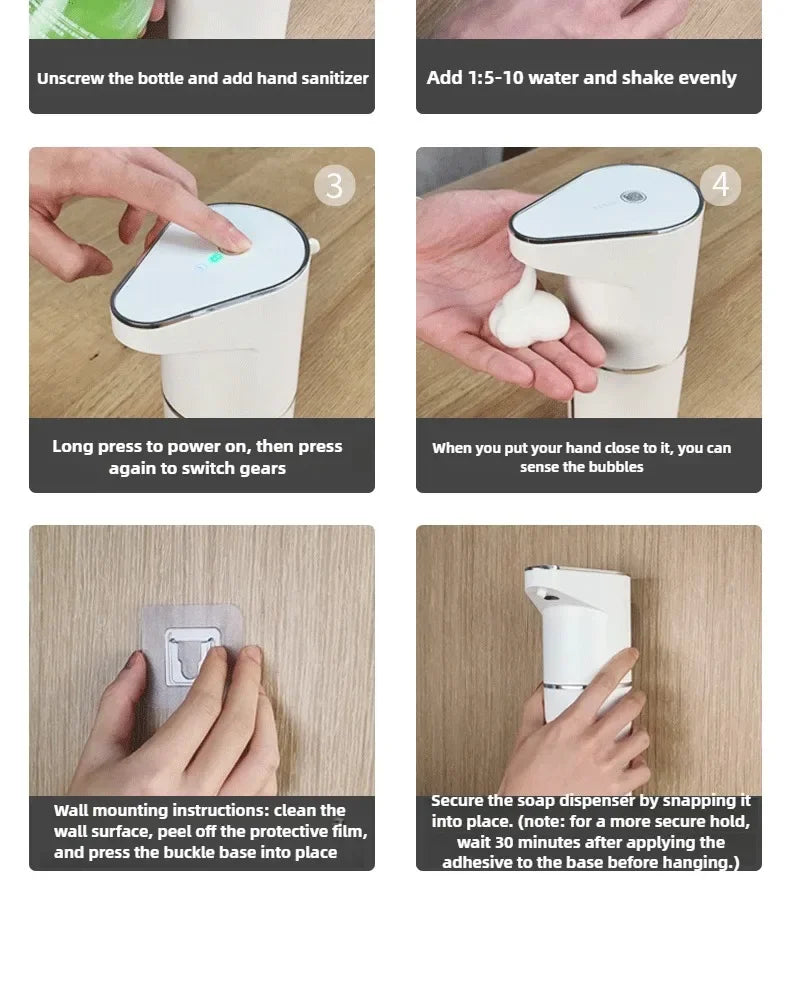 Upgrade Bathroom Dispenser Hygiene – Automatic Foam Soap Dispenser