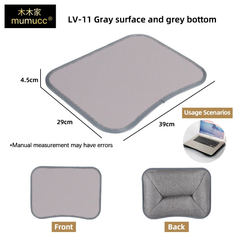Multifunctional Laptop Desk with Cushion – Portable Lap Table with Mouse Pad