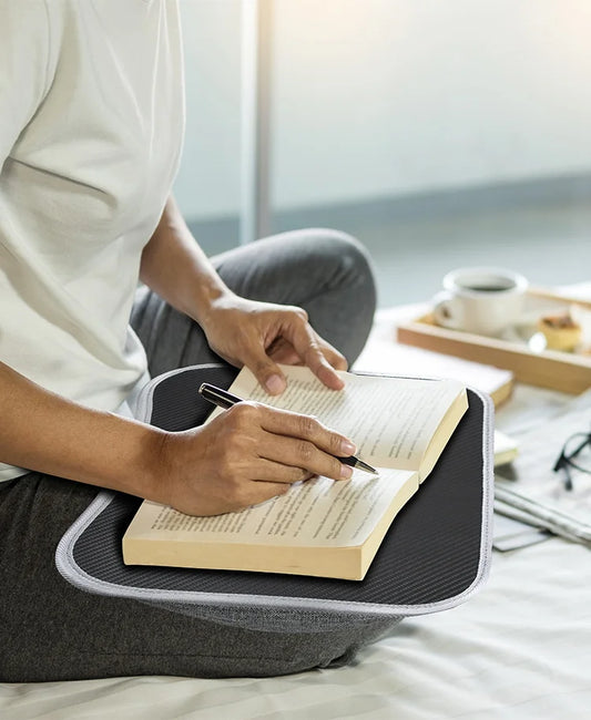 Multifunctional Laptop Desk with Cushion – Portable Lap Table with Mouse Pad
