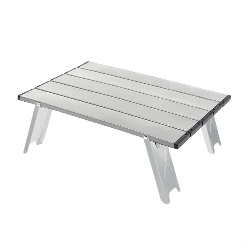 Ultralight Folding Camping Table – Portable Aluminum Roll-Up Outdoor Table