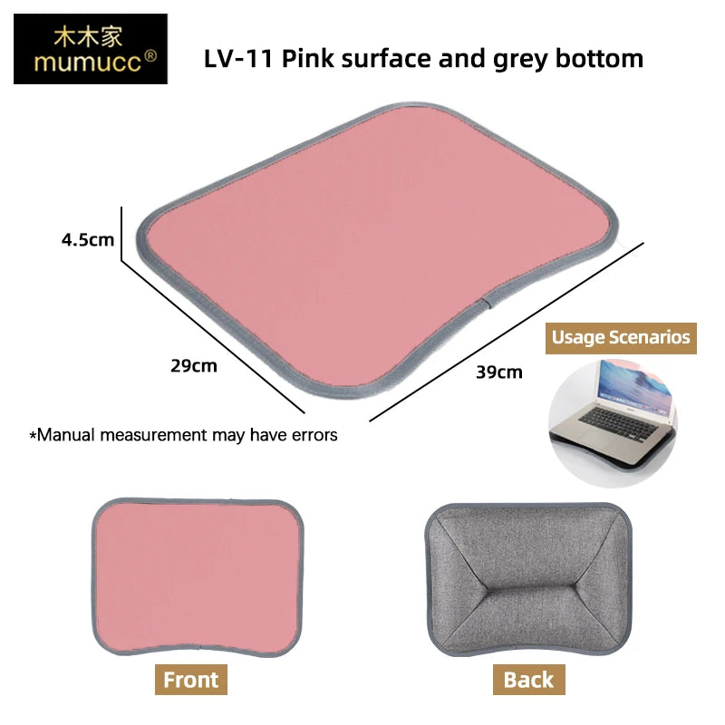 Multifunctional Laptop Desk with Cushion – Portable Lap Table with Mouse Pad