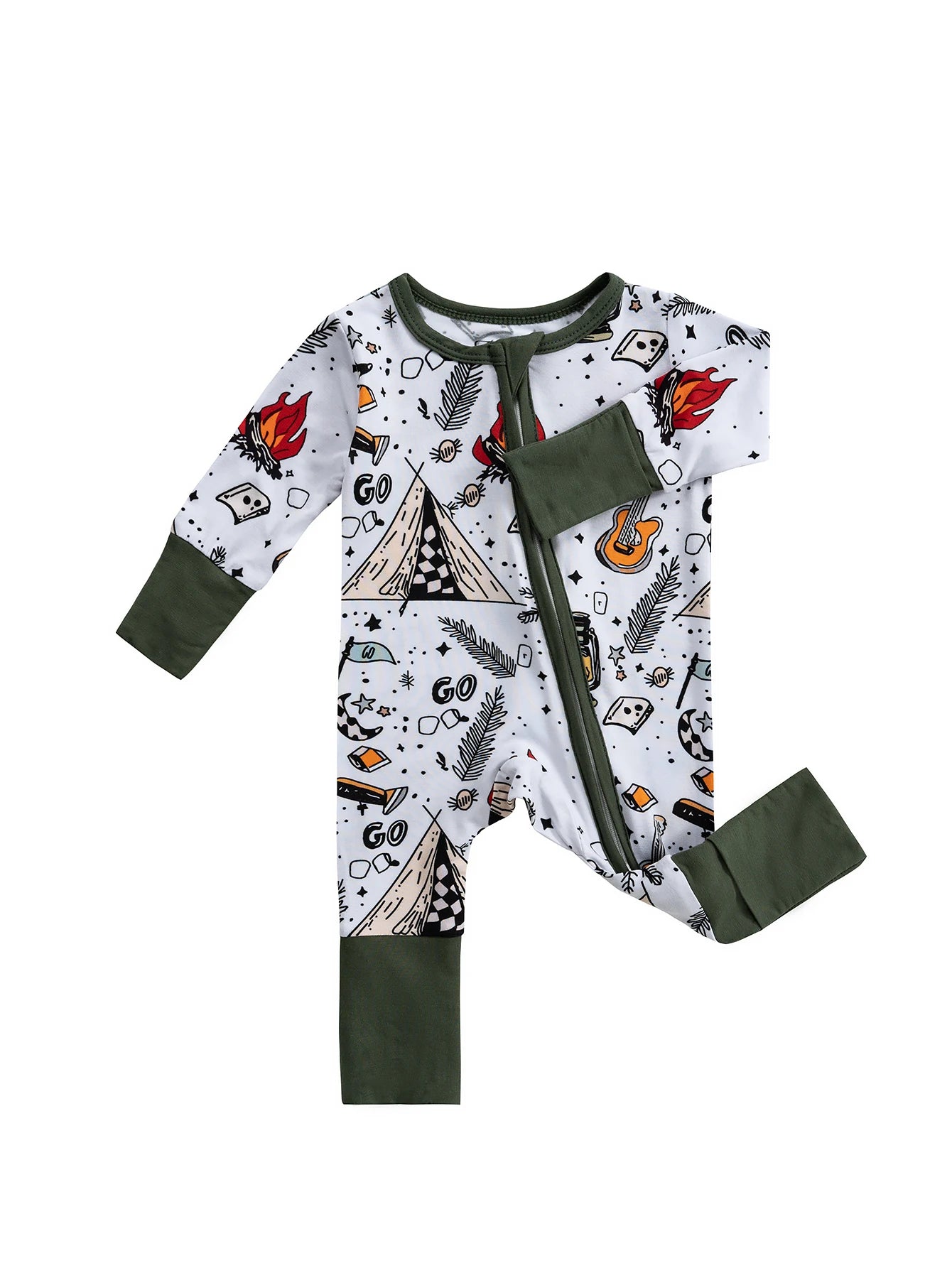 Bamboo Baby Zip Onesie – Soft All-Season Romper