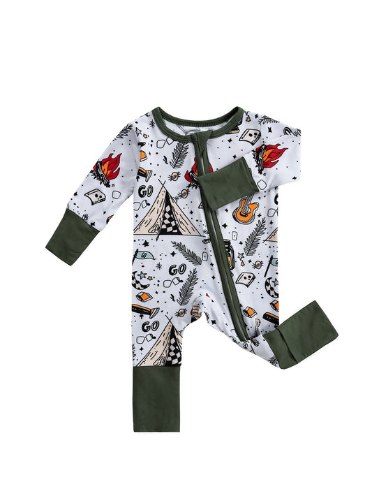 Bamboo Baby Zip Onesie – Soft All-Season Romper