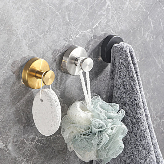 (2PCS) Suction Cup Bathroom Hanging Towels Robe Loofah Hooks