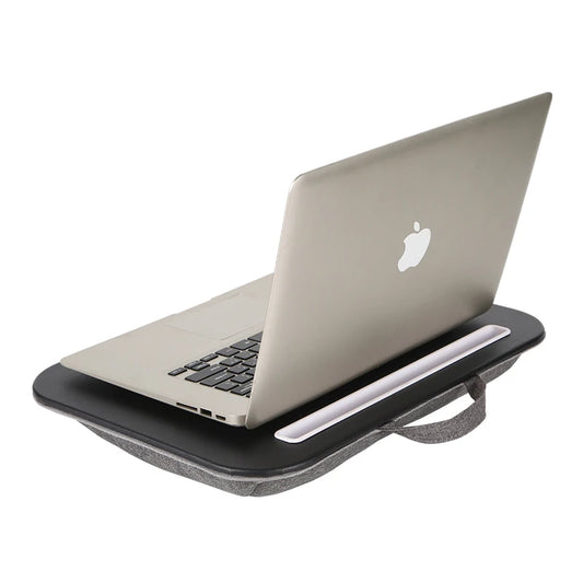 Multifunctional Laptop Desk with Cushion – Portable Lap Table with Mouse Pad