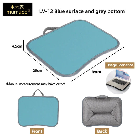 Multifunctional Laptop Desk with Cushion – Portable Lap Table with Mouse Pad