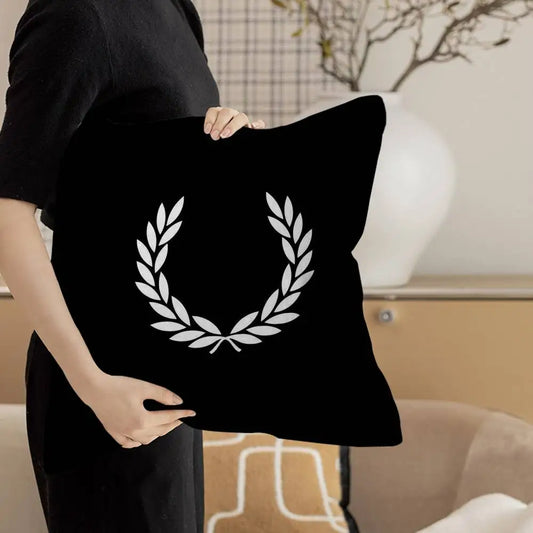 Fred Perry Logo Cushion Cover – Stylish Sofa Throw Pillowcase for Home Décor