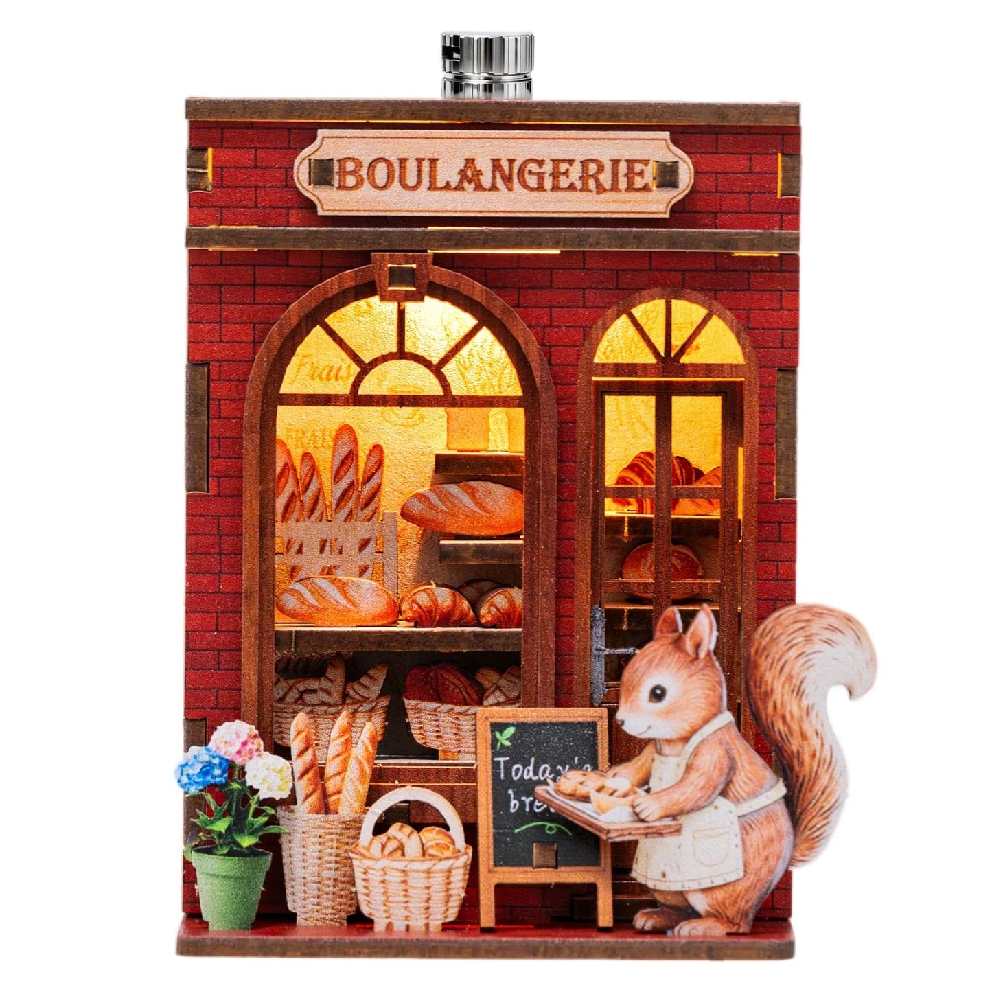 DIY 3D Fridge Magnet Puzzle – Mini House & Animal Dollhouse Model Kit