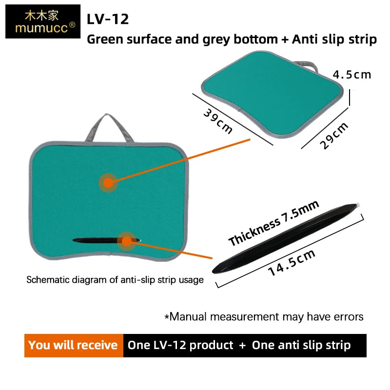 Multifunctional Laptop Desk with Cushion – Portable Lap Table with Mouse Pad