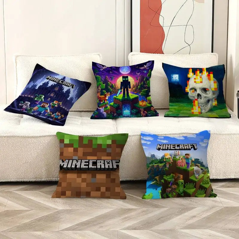 M-Mosaic Farmhouse Cushion Cover – Decorative Throw Pillow Cover for Couch & Home Décor