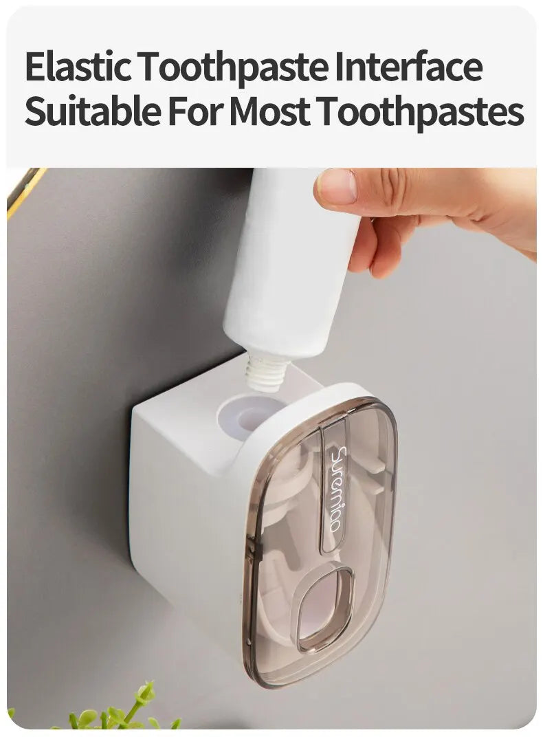 Upgrade Your Routine – Automatic Toothpaste Dispenser