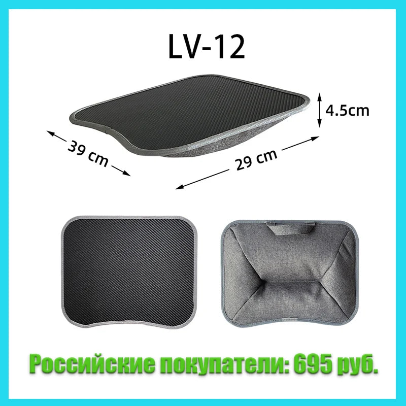 Multifunctional Laptop Desk with Cushion – Portable Lap Table with Mouse Pad