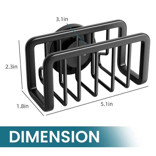 Stainless Steel Kitchen Organizer for Sponges, Rags & Wire Balls