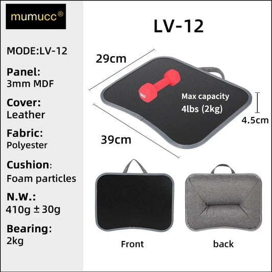Multifunctional Laptop Desk with Cushion – Portable Lap Table with Mouse Pad