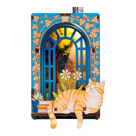 DIY 3D Fridge Magnet Puzzle – Mini House & Animal Dollhouse Model Kit