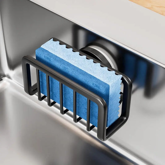 Stainless Steel Kitchen Organizer for Sponges, Rags & Wire Balls