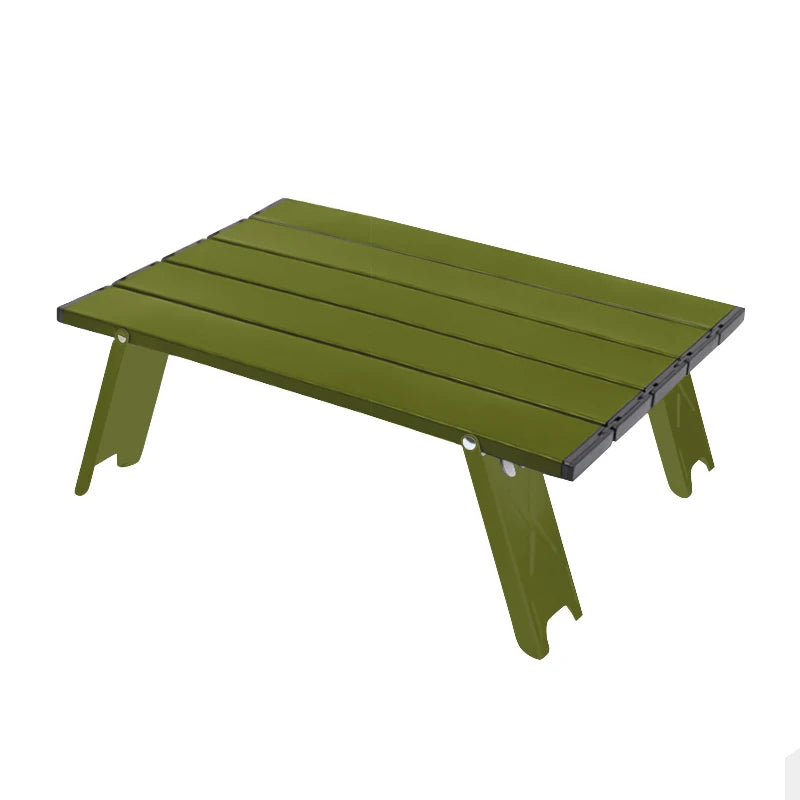 Ultralight Folding Camping Table – Portable Aluminum Roll-Up Outdoor Table