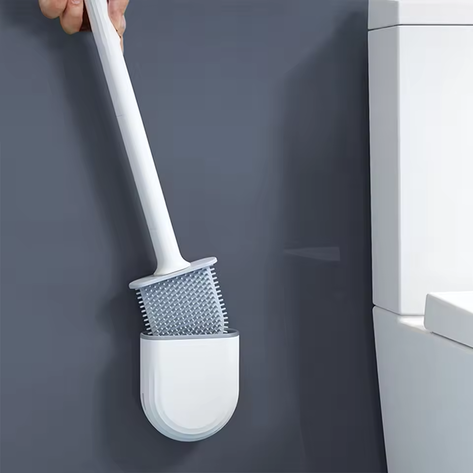 Upgrade Your Bathroom Wall Mounted Silicone Toilet Brush