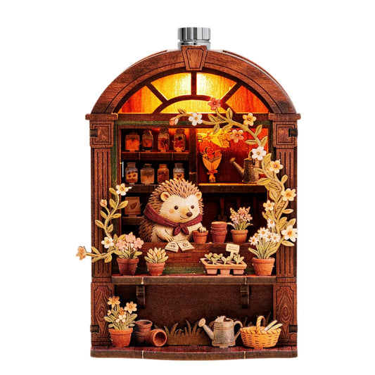 DIY 3D Fridge Magnet Puzzle – Mini House & Animal Dollhouse Model Kit