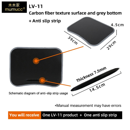 Multifunctional Laptop Desk with Cushion – Portable Lap Table with Mouse Pad