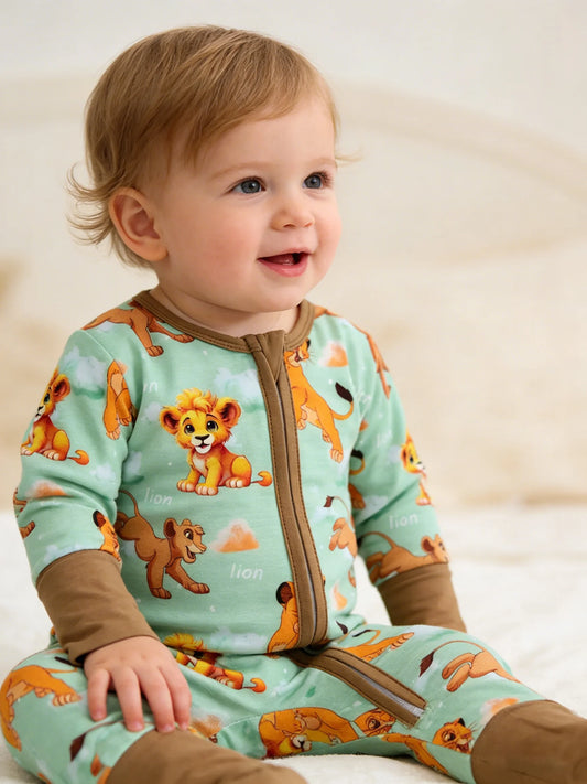 Bamboo Baby Zip Onesie – Soft All-Season Romper