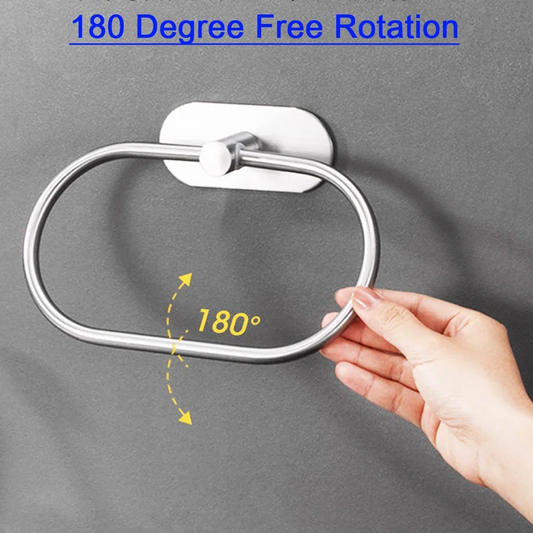 Self-Adhesive Bathroom Towel Holder