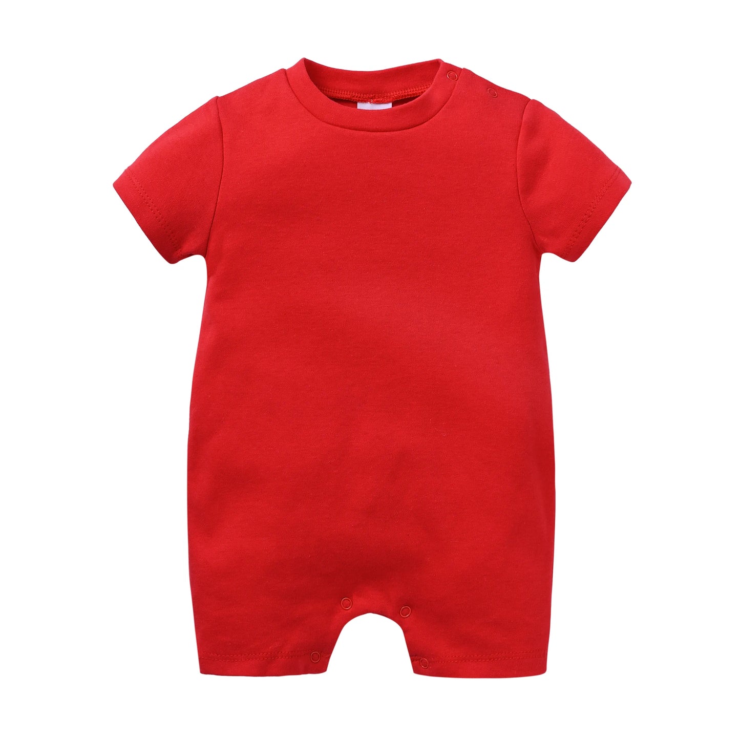 Newborn Cotton Baby Romper Set – Solid Unisex Onesies (1/3/4PCS)