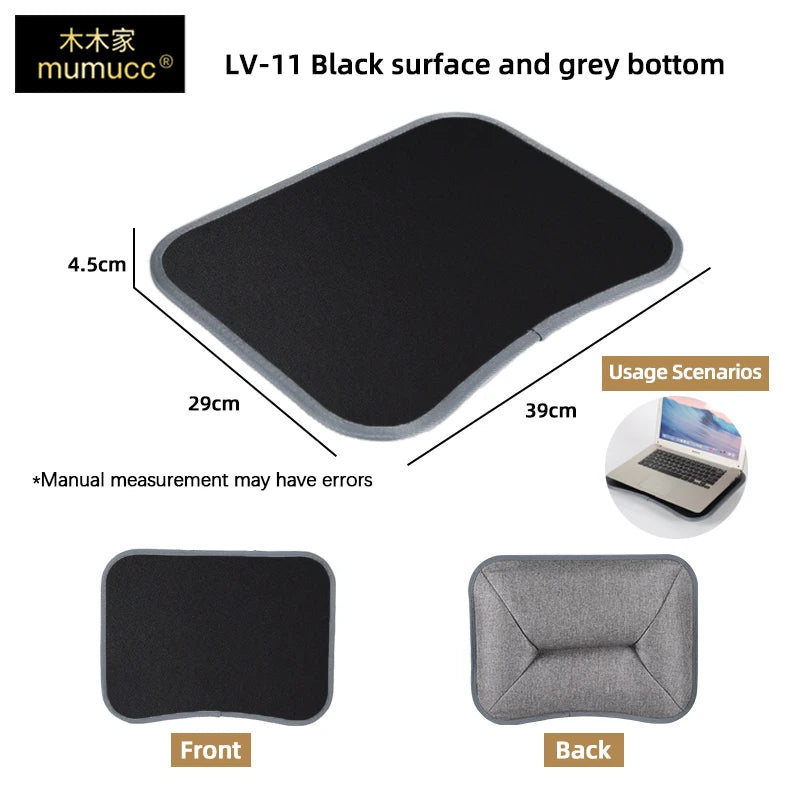 Multifunctional Laptop Desk with Cushion – Portable Lap Table with Mouse Pad