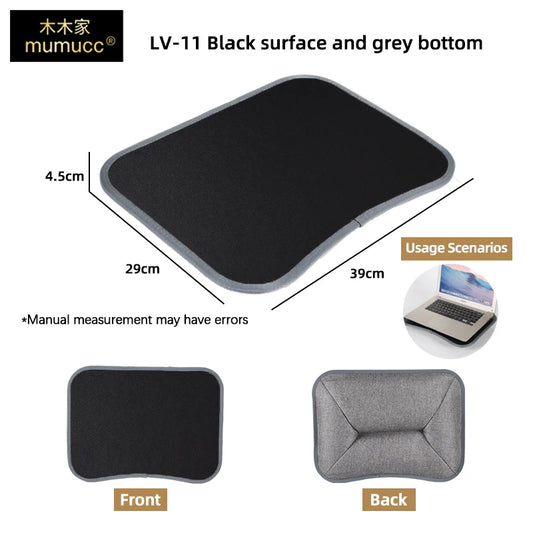 Multifunctional Laptop Desk with Cushion – Portable Lap Table with Mouse Pad
