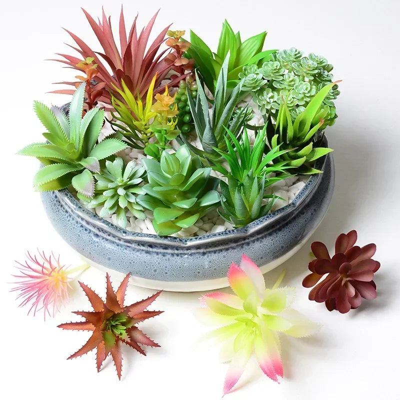 High Quality Artificial Succulent Plant – Realistic PVC Faux Greenery for Home & Office Décor
