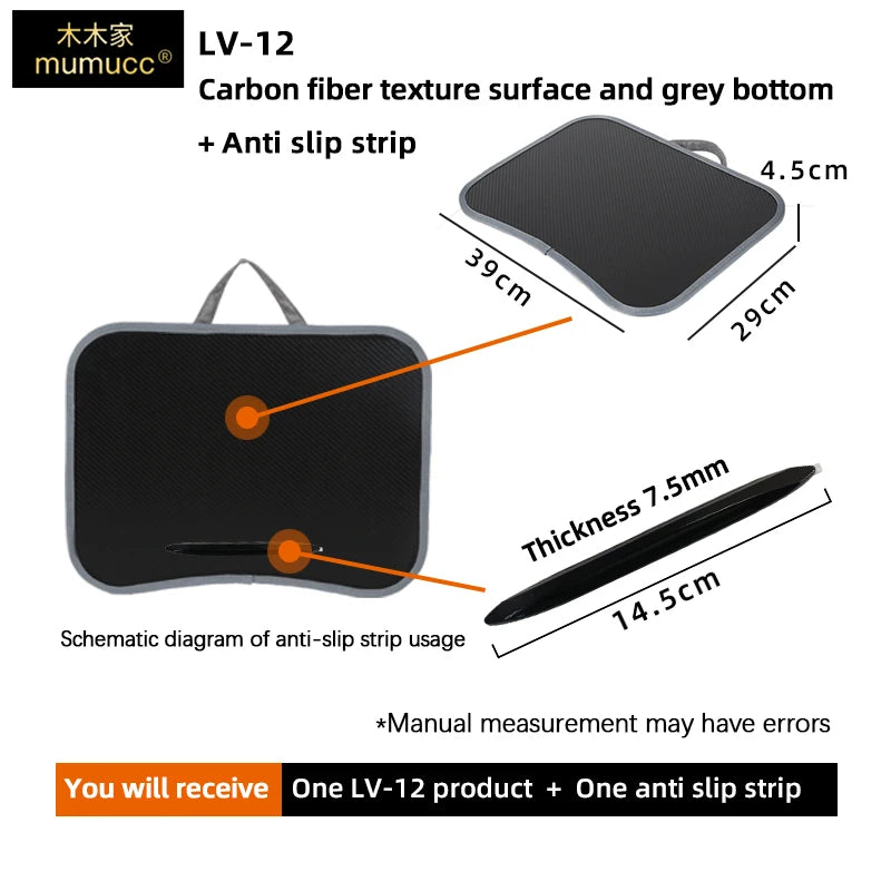 Multifunctional Laptop Desk with Cushion – Portable Lap Table with Mouse Pad