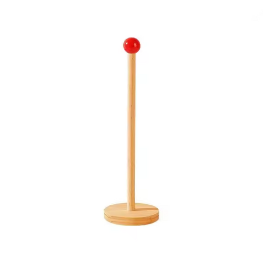 Wooden Toilet Paper Holder and Bathroom Tissue Hanger