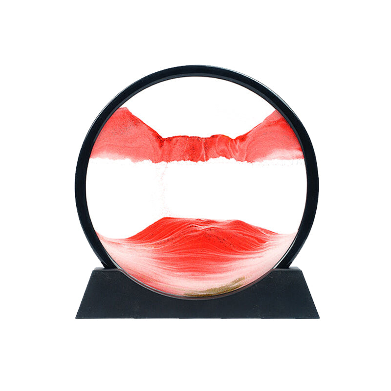 3D Moving Sand Art Hourglass Decor