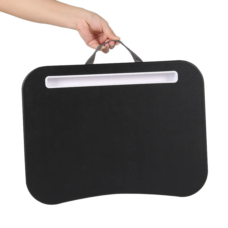 Multifunctional Laptop Desk with Cushion – Portable Lap Table with Mouse Pad