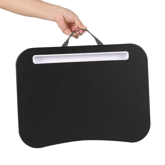 Multifunctional Laptop Desk with Cushion – Portable Lap Table with Mouse Pad