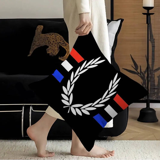Fred Perry Logo Cushion Cover – Stylish Sofa Throw Pillowcase for Home Décor