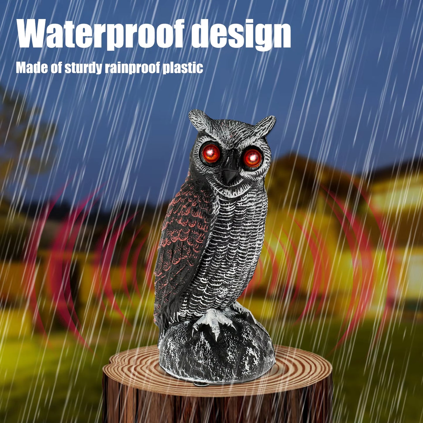 Scare Birds Away – Solar Owl Deterrent