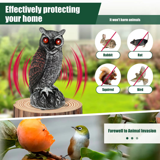 Scare Birds Away – Solar Owl Deterrent
