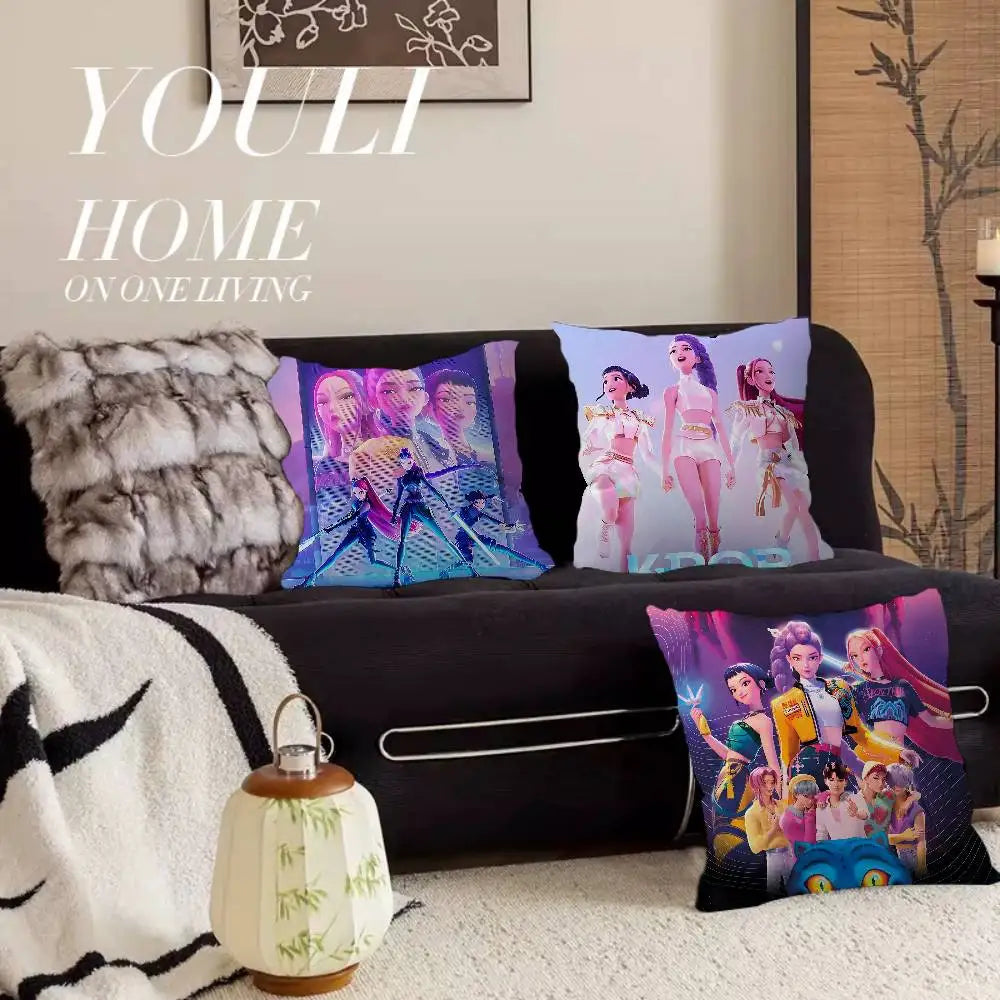 Decorative Throw Pillow Case for Couch & Home Décor- Cushion Cover