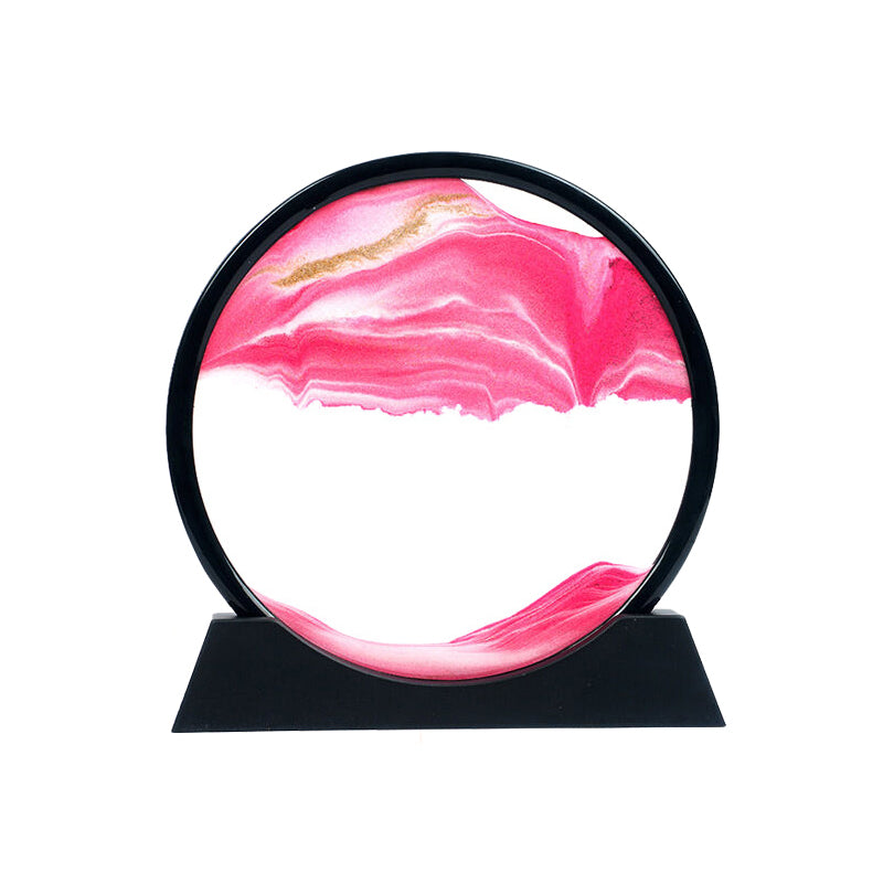 3D Moving Sand Art Hourglass Decor