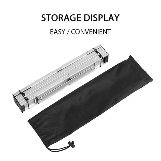 Ultralight Folding Camping Table – Portable Aluminum Roll-Up Outdoor Table