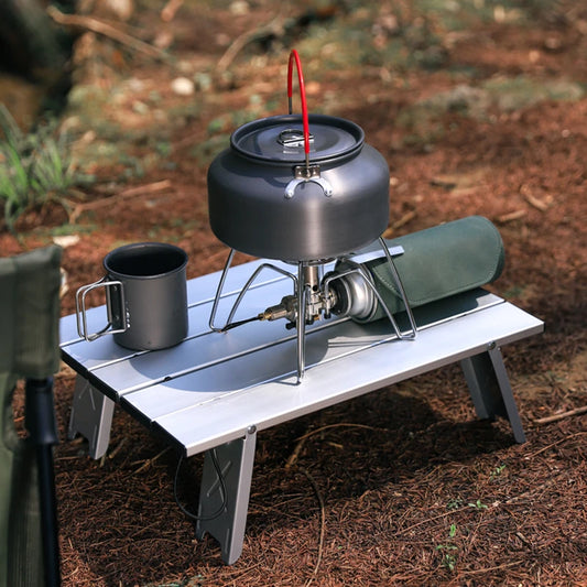 Ultralight Folding Camping Table – Portable Aluminum Roll-Up Outdoor Table