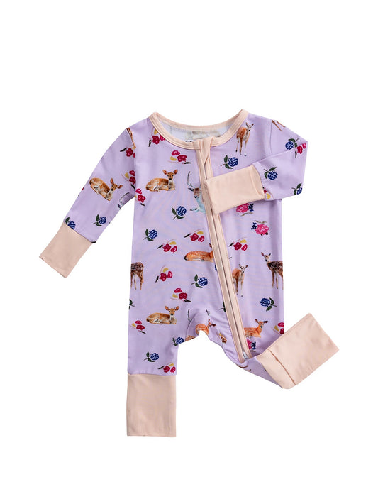 Bamboo Baby Zip Onesie – Soft All-Season Romper