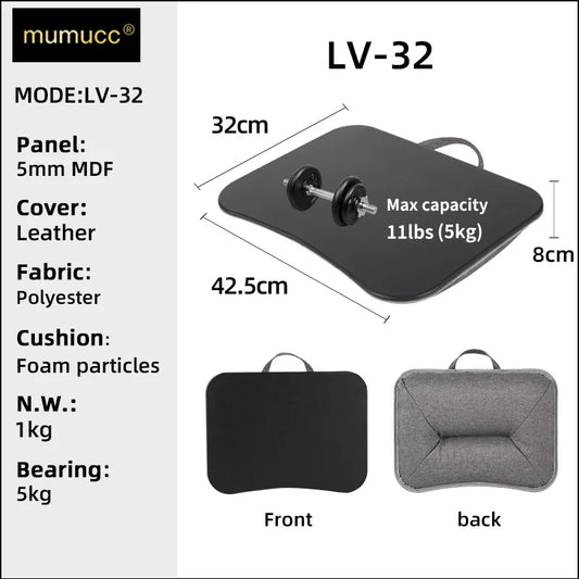 Multifunctional Laptop Desk with Cushion – Portable Lap Table with Mouse Pad