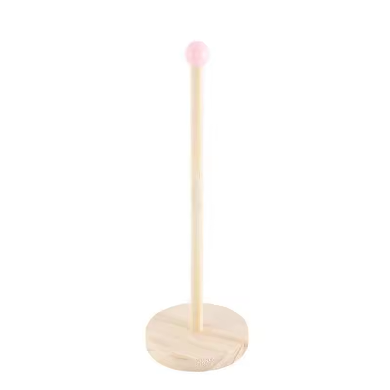 Wooden Toilet Paper Holder and Bathroom Tissue Hanger