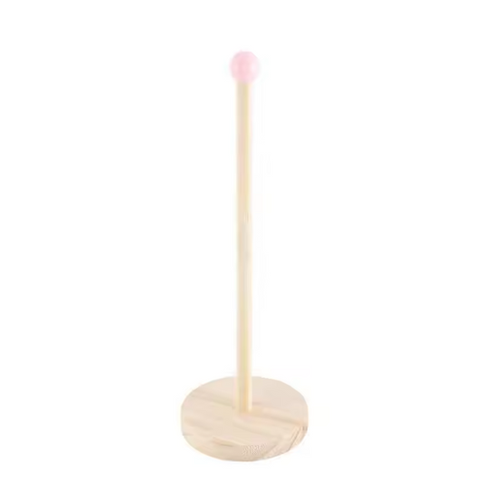 Wooden Toilet Paper Holder and Bathroom Tissue Hanger