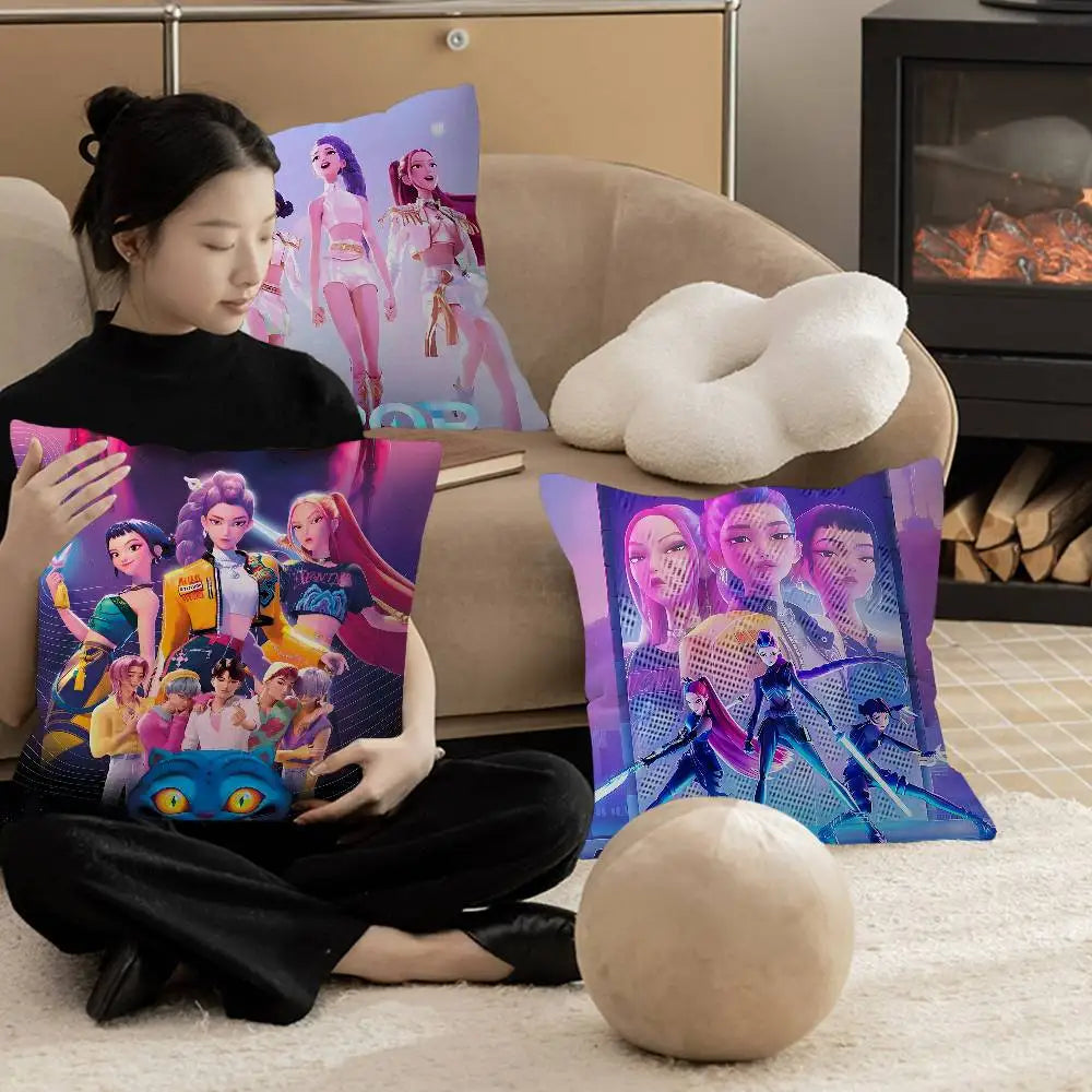 Decorative Throw Pillow Case for Couch & Home Décor- Cushion Cover