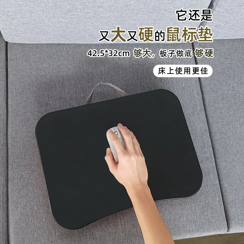Multifunctional Laptop Desk with Cushion – Portable Lap Table with Mouse Pad
