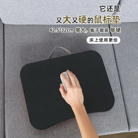 Multifunctional Laptop Desk with Cushion – Portable Lap Table with Mouse Pad