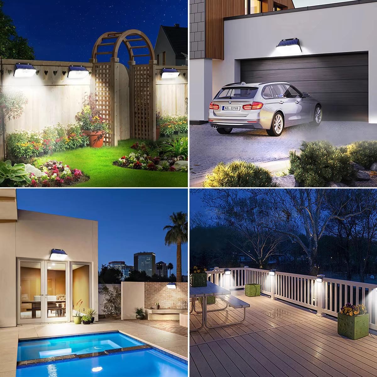 Secure Your Home – 148 LED Solar Light
